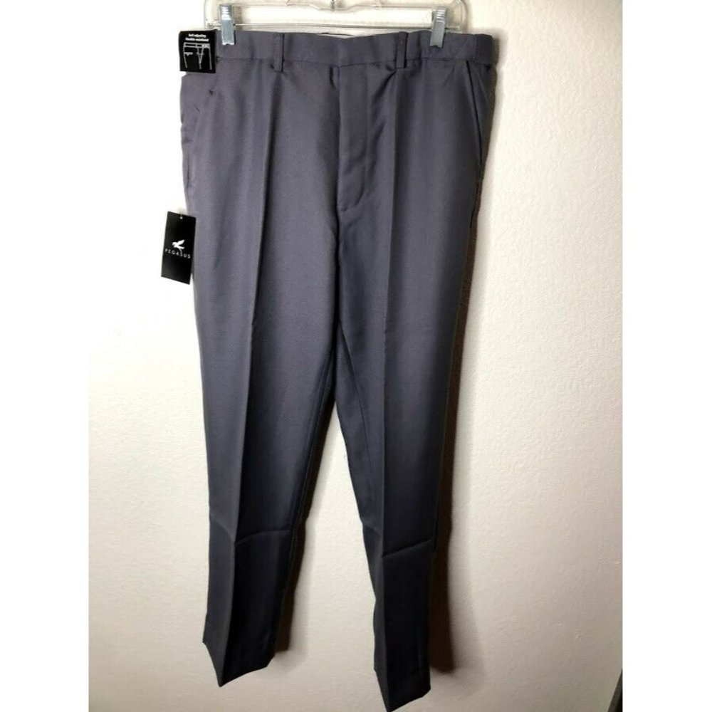 Pegasus Men's Twill Trousers Self Adjusting Waistb
